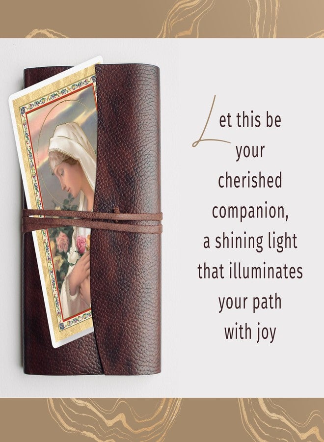 Trendzeen Mini Rosa Mystica Statue (2 Inch) - Laminated Virgin Mary Prayer Card, The Lord's Prayer Card - Maria Rosa Mistica Statue for Car, Home Decor - Rosa Mistica Virgen Estatua - 3 Items Total - Image 5